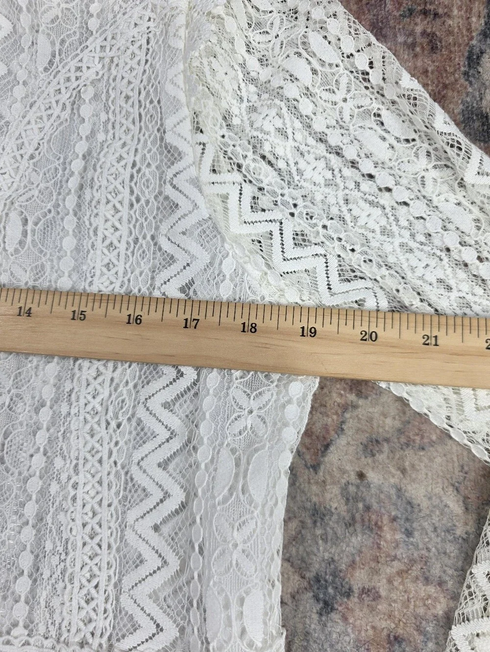 ZARA White Lace Top L Lined Romantic Victorian Cottagecore NWOT Coquette Fairy